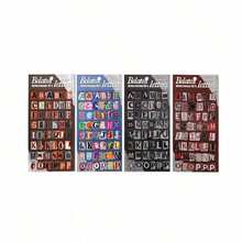 Optional 4-Color Set Or 2-Piece Pack: Vintage English Letter Planner ...