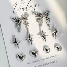 10pcs INS Style Metallic Hollow Butterfly Shoe Charms, Suitable For Slippers, Sandals, Casual Shoes, Cute Creative Party Gift - Silver - View 7