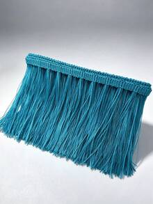 Soft And Smooth Tassel Trim, Solid Color Tassel Ribbon, Suitable For DIY Sewing, Dresses, Latin Dance Costumes, Curtains And Home Decor, Multiple Colors Available - Multicolor - View 16