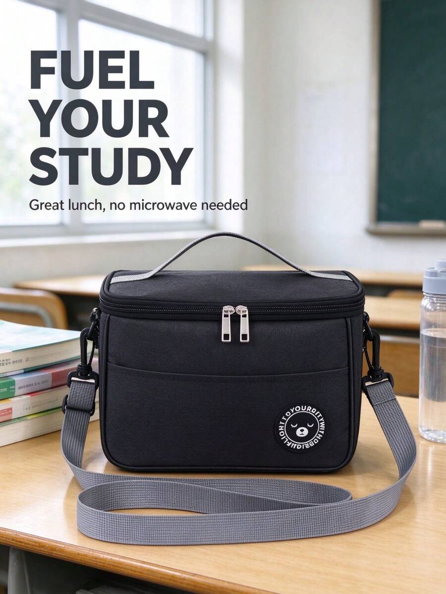 1pc Large Capacity Lunch Box, Leak-Proof & Portable, Suitable For Office Workers, Students, Adults, Great Gift Choice - Multicolor - View 1