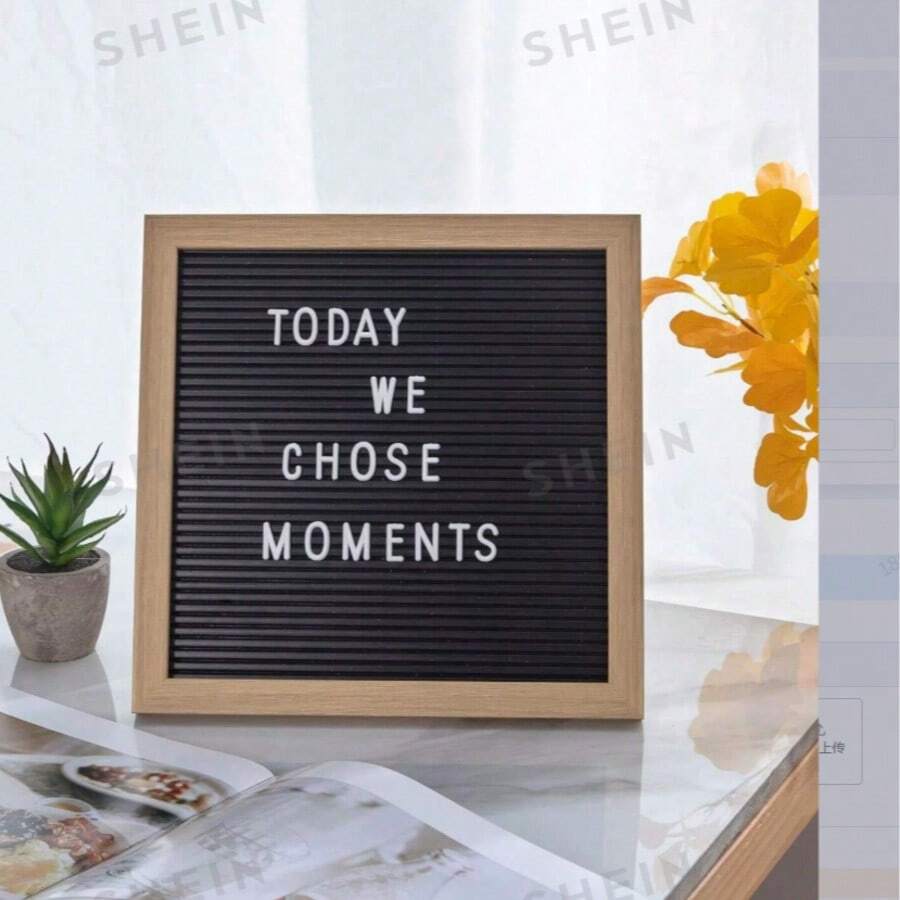 2pcs Letter Message Board Decor Craft DIY, Suitable For Home Decor, Photo Props, Birthday, Graduation Gifts And More - 1PC - View 1