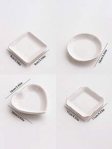 1pc Customized Jewelry Tray Ceramic Ring Dish With Photo And Personalized Text, Unique Gift For Her, Suitable For Him, Sister, Best Friend Or Mother, Bridesmaid Gift, Birthday Gift, Minimalist Style - Multicolor - View 7