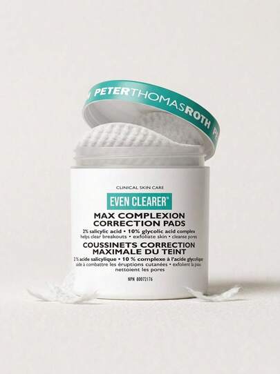 Peter Thomas Roth Max Complexion Correction Pads 60 Count - Suitable For Daily Use,Birthday,Party,Office,Gift Ideal For Y3K Fancy Fashion