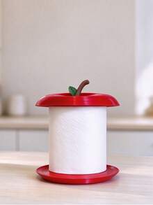 Tempat Tisu Dapur Berbentuk Apel, Stand Gulungan Tisu Dapur Apel Merah yang Lucu, Untuk Koki Rumahan dan Pengatur Dapur, Dispenser Tisu Meja, Dekorasi Dapur, Penyimpanan Meja, Aksesori Rumah Tangga Kreatif - MultiWarna - View 5
