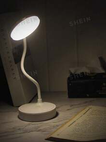 1pc Flexible LED Desk Lamp With 3-Level Dimmer, USB Powered, Eye-Protection, Warm And White Light, Perfect For Home, Office, Reading And Studying - Multicolor - View 1