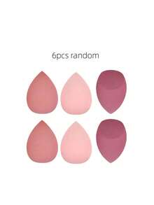 12-Pack Absorbent Makeup Sponges, Latex-Free, Highly Absorbent Polyurethane Makeup Sponges, Suitable For Liquids, Creams, And Foundations, Multi-Color Options - Multicolor - View 6