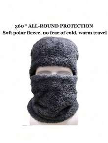 3 Pieces Winter Warmth Set: Thick Balaclava, Touchscreen Gloves, Thick Socks, Suitable For Outdoor Sports, Outings, And Also A Great Gift - Multicolor - View 5