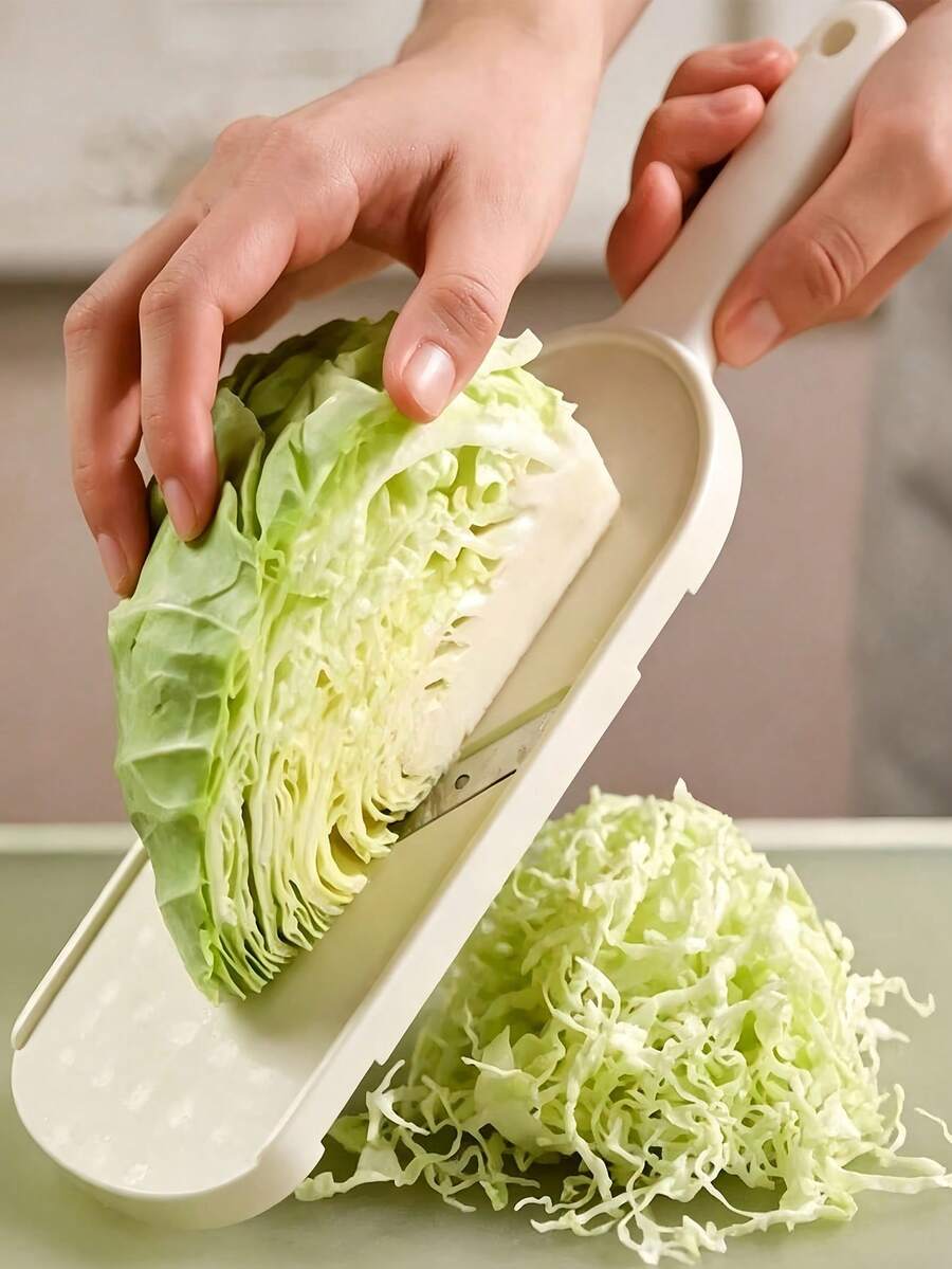 Vegetable Salad Slicer Multi-Function Grater Shredder For Men And Women Portable Kitchen Gadgets For Home Travel Camping Wedding Party Kitchen Essential Accessory Household Items For Cabbage Lettuce Purple Cabbage Cucumber