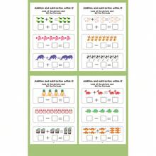 1pc Addition & Subtraction Math Learning Student Copybook, Preschool Math Practice Workbook, Number Tracing Book - Y - View 9