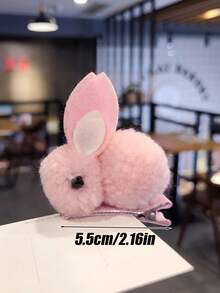 2/4pcs Women's Easter Hair Accessories Set - Cute Rabbit Hair Clips, Mini Hair Clips Suitable For Fine Hair - Multicolor - View 7