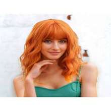Hair Accessories Wig - Dirty Orange - View 4