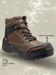 Men Industrial & Construction Boots - Brown - View 2