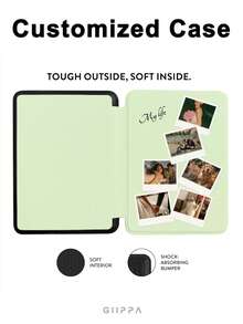 GIIPPA 1件客製化照片 Kindle 電子閱讀器保護殼，具備自動喚醒/睡眠功能，輕巧便攜，完美貼合並保護您的閱讀設備，畢業禮物、情人節禮物、生日禮物、新年禮物、聖誕禮物，適用於 Clara BW/Libra Colour/Clara Colour/Clara 2E、Paperwhite 10th/11th/12th、Kindle(Colorsoft)/10th/11th/12th 機型 - 彩色 - 查看 2