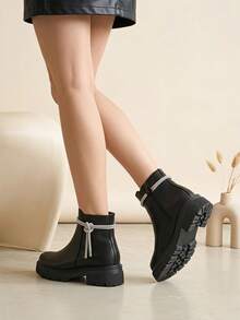 Women Ankle Boots & Booties - Black - View 2