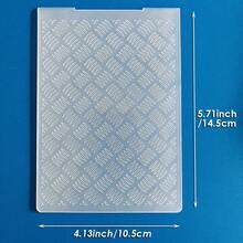 2D Embossing Folder, Butterfly Brick Stripe & Floral Mixed Pattern For Scrapbooking, Card Making, Journal Album DIY Paper Craft Decor - 2D-2 - View 10