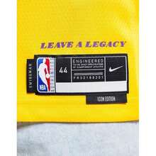 Nike LA Lakers Icon Basketball Jersey / Yellow / Lebron James / RRP £95 - Yellow - View 4