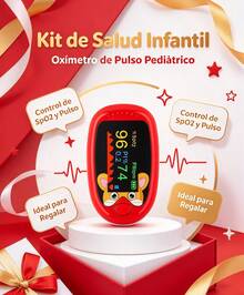 Oximeter & Accessories - Red - View 1