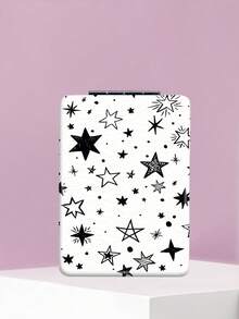 1PC Millennium Y2K Series Portable Folding Makeup Mirror, Lightweight Ultra-Thin Convenient Durable PU Leather, Suitable For Various Occasions Travel Party Work School, Suitable For All Ages - Multicolor - View 7