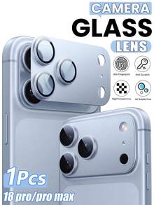 1 Paket [Baru 2026] Pelindung Lensa Kamera Kaca Tempered 9H+ Kompatibel dengan iPhone 18 Pro Max/18 Pro/17 Pro/17 Pro Max – Biru Muda, Perlindungan Lensa Terintegrasi, Cakupan Penuh, Pas 1:1 Tanpa Celah, Bingkai Logam, Anti Gores, Tahan Pecah, Bebas Gelembung, Mudah Dipasang, Ramah Casing, Hadiah Berkilau - Baby Blue - View 1