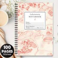 1pc Retro Science Subject Spiral Notebook Journal, Teacher Diary Planner For Work, Laboratory School Office , Back To School Gifts, Biology Notepads For Student, Learning Notebook, College Personal Organizer - One Book (50 Pages, 100 Pages) - View 14