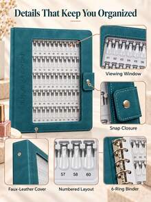 New 60/120/180 Nail Polish Color Display Book, Detachable Transparent Nail Tips And Number Stickers, Reusable Gel Nail Polish Color Chart Storage Box, Suitable For Nail Salons, Nail Technicians, Students And DIY Nail Art - Multicolor - View 2