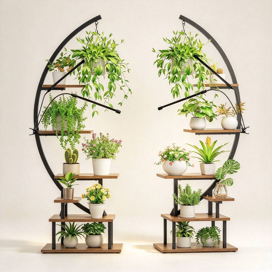 Plant Stands & Tables - Black - View 1
