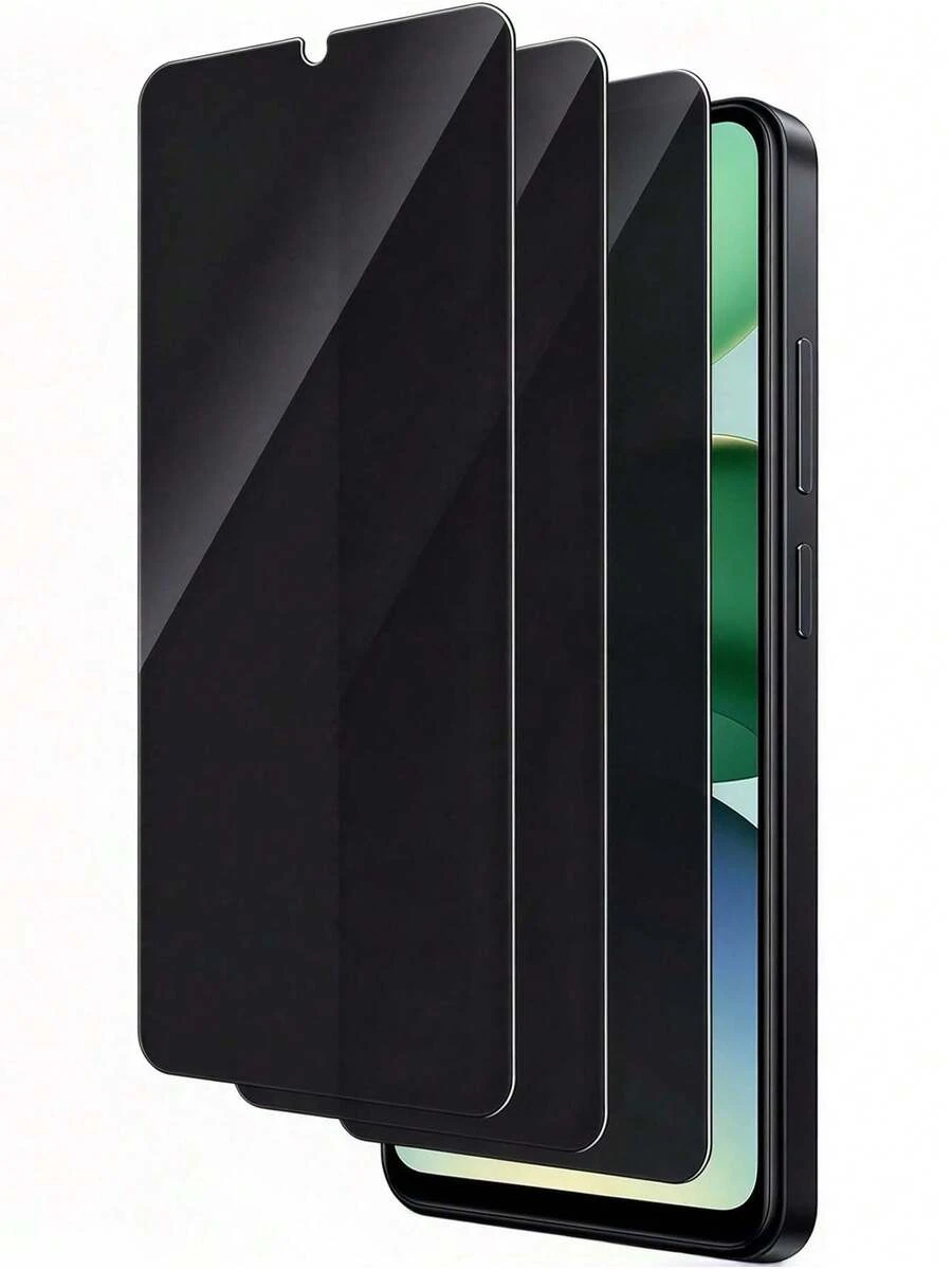 3pcs Privacy Tempered Glass Screen Protector, Anti-Fingerprint ...