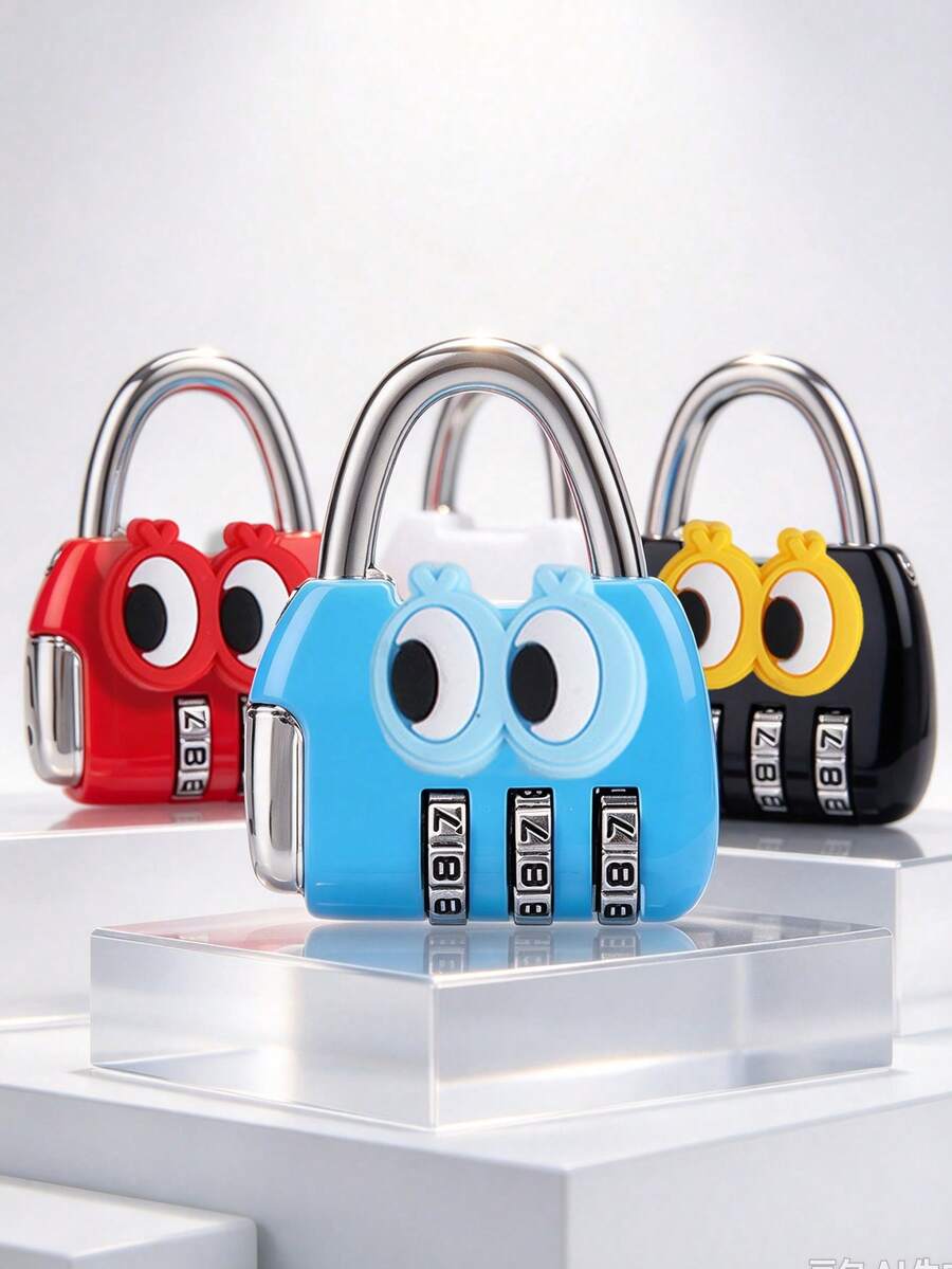 Glasses Pattern Luggage Lock, Password Setting, Compact And Sturdy ...
