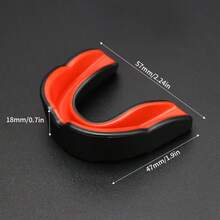 1pc Boxing Taekwondo Sanda Combat Sports Mouth Guard, Basketball Mouth Guard, Anti-Grinding Teeth Protector - Multicolor - View 8