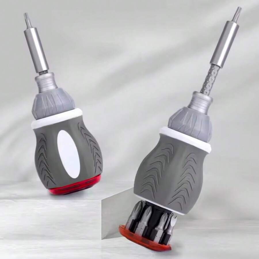 1pc 8-In-1 Magnetic Ratchet Screwdriver Set, Multi-Functional ...