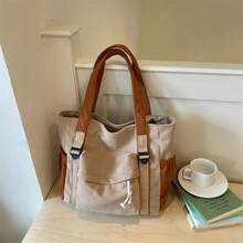 New Autumn And Winter Corduroy Fashion Versatile Girl's Shoulder Bag With Large Capacity, Lightweight And Simple Casual Handbag - Multicolor - View 16