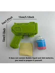 Electric Handheld Bubble Machine Toy With Lights, One-Button Multi-Bubble Blower, Suitable For Outdoor Games, Gift (Batteries And Bubble Solution Not Included, Some Accessories Random) - Multicolor - View 9