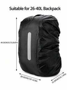 Waterproof Rain Cover For Backpack Portable Dust Raincover Wear Resistant Dust Cover For Men And Women For Hiking Climbing Camping Traveling And Other Outdoor Activities Emergency Backpack Outdoor Essential Accessories - Multicolor - View 11