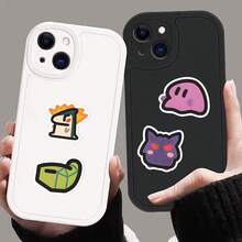 1set/100pcs Q-Version Cartoon Anime Character Sticker Set, Decorative Stickers, Simple Retro Style, Rich And Diverse Cartoon Images, Self-Adhesive Design Easy To Peel, Suitable For Luggage, Water Bottle, Notebook, Skateboard, Computer Case Decoration, Waterproof Wear-Resistant Fade-Resistant, Can Be Freely DIY Collaged, As Planner Decoration, Personal Item Beautification Accessories, Suitable For Enthusiasts Collection And Daily Decoration Use - Multicolor - View 6