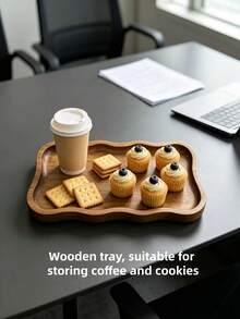 Premium Wooden Tray, Suitable For Placing Cooked Foods, Cheese, Cakes And Cookies, Also Suitable For Placing Desserts, Fruits And Bread, Can Be Used For Placing Daily Items, Also Suitable For Restaurant, Living Room, Kitchen Wooden Tray - View 9