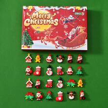 Christmas Advent Calendar 24 Day Countdown Surprise Box, Tear-Open Compartments With Assorted Xmas Charm Pendants, DIY Bracelet Making Set, Decorative Holiday Gift For Seasonal Gifting - 5 - View 10