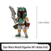 Simba Jada Toys Star Wars Metal Figure Series – Mô hình cao cấp sưu tầm Grogu & Boba Fett, quà tặng trưng bày cho người hâm mộ và nhà sưu tập - Nhiều màu - Xem 10