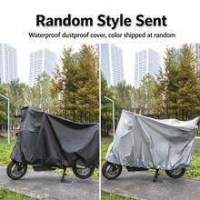 Motorcycle/Bicycle/Electric Scooter Cover - Waterproof, Dustproof, UV-Resistant And Snow-Proof Protective Cover, Black Motorcycle Accessory, All-Season Universal Motorcycle And Bicycle Storage Cover, Outdoor Protection, Tear-Resistant Design, Easy To Clean - Multicolor - View 10