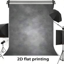 2D Flat Banner Grey Gradient Vintage Abstract Texture, Suitable For Portrait Photography Studio Props, Portrait Photography Banners, - 1 - View 2