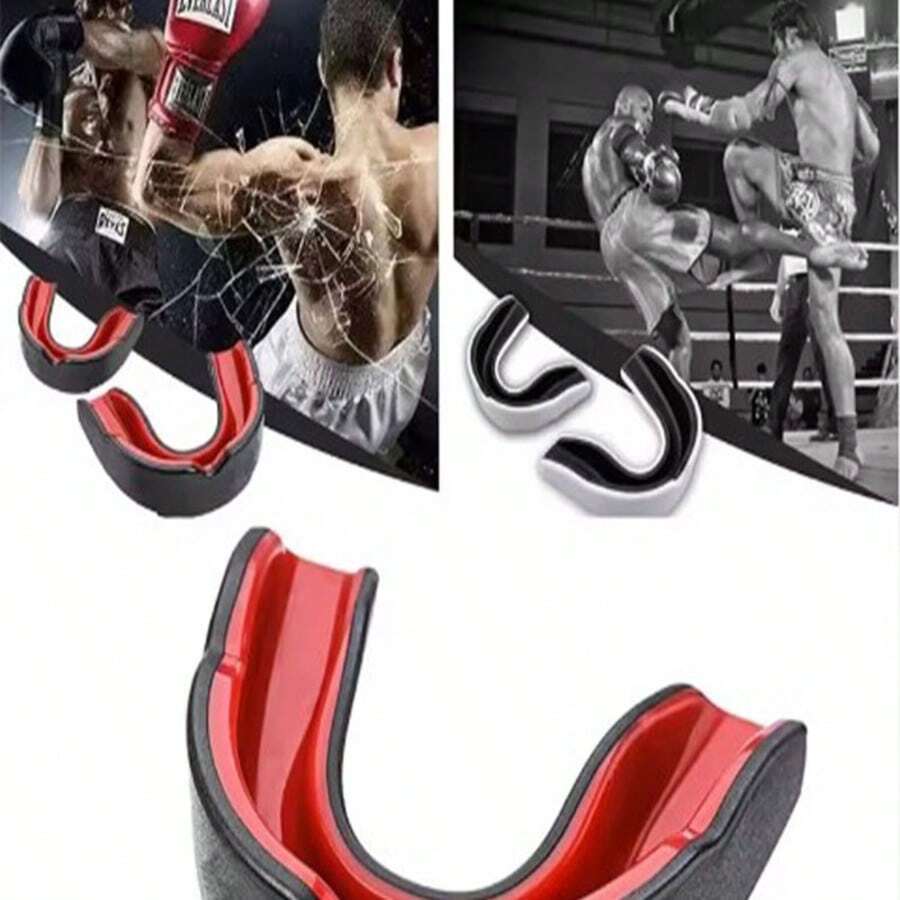 1pc Boxing Taekwondo Sanda Combat Sports Mouth Guard, Basketball Mouth Guard, Anti-Grinding Teeth Protector