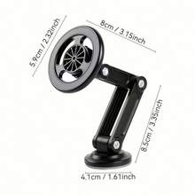 1PC New Magnetic Phone Holder, Rotatable Foldable Multi-Angle Mechanical Arm Design Phone Stand, Suitable For Office Desk, Car Dashboard, Glass Surface And More Scenarios With Strong Magnetic Adsorption - Multicolor - View 10