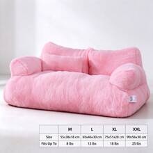1pc Warm Pet Sofa Universal Removable Washable High Rebound Non-Collapse Cat Dog Couch Bed Indoor Home Use - Multicolor - View 15