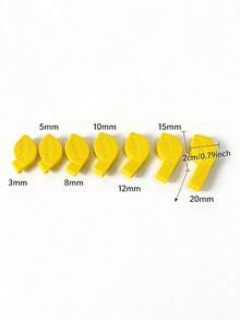 7pcs Orange Sewing Machine Hemming Tool Set, Sewing Hemming Auxiliary Tools, Cuff Waist Collar Sewing Machine Accessories Hemming Feet, Hemming Connection Tools, Hemming Fixing Tools, Hemming Stretching Tools - A - View 8