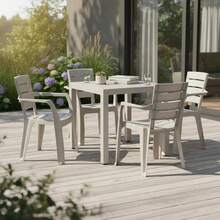 Outdoor Table & Chair Sets - Beige - View 9