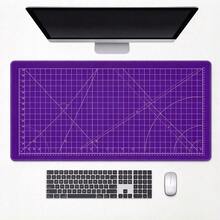 Cutting-Mat-White-On-Black Colorful Mouse Pad Office Gaming Laptop Deskmat Anime Mousepad Gamer Keyboard Mouse Mat Computer Accessories Computer Table Pads Waterproof Non-Slip Rubber Blotter Pad Antislip Base Gaming Esports User - View 70