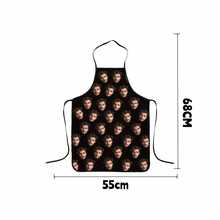 Customized Face Apron With Pockets, Personalized Photo Kitchen Apron, Funny Face Print Cooking Apron, Suitable For Boy And Girl, Christmas Holiday Gift, Adjustable Apron, Suitable For Baking, Grilling, Party, Christmas Special Edition! - Multicolor - View 12