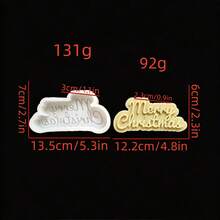Large Flat English Letter Silicone Mold For DIY Handmade Candles, Aromatherapy, Plaster, Soap - White - View 3