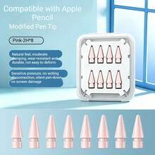 8pcs Apple Pencil Replacement Tips, Including Colorful Replacement Tips, Wear-Resistant Tips, And Original Tips Compatible With 1st And 2nd Generation Apple Pencils. - Multicolor - View 11