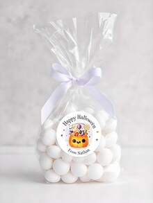 Personalised Halloween Cute Pumpkin Stickers Trick Or Treat Stickers Halloween Sweet Stickers - Multicolor - View 7