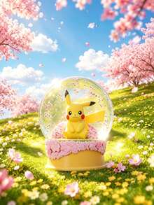 MINISO Pokémon Crystal Ball Garden Scene Ornament, Random 1 Style ...